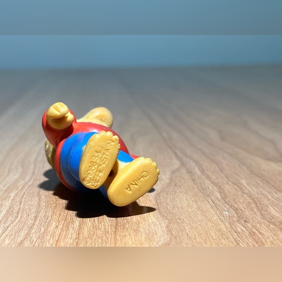 Vintage Berenstain Bears Brother Bear 3" Toy Figure 1988 Flocked - Picture 9 of 11